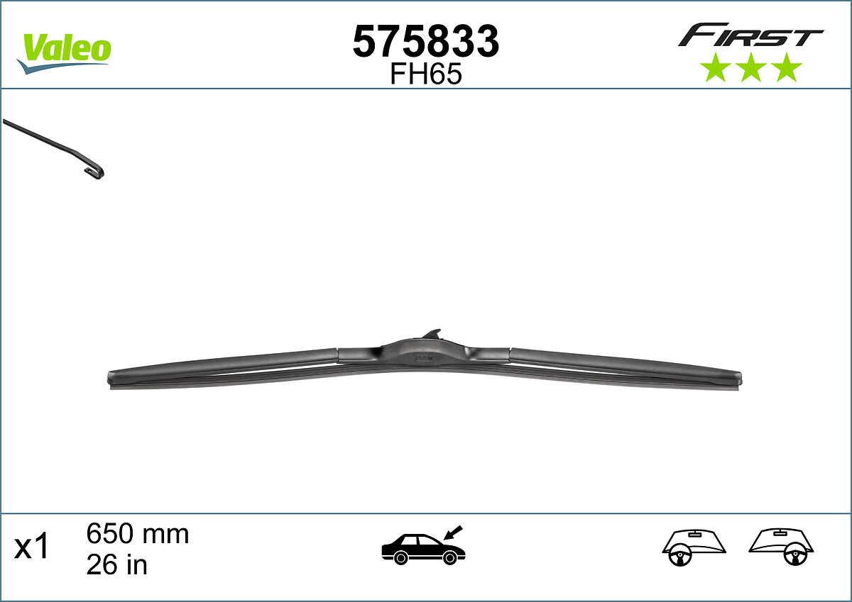 Lamela stergator VALEO 575833